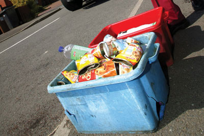 The final destination of waste from our doorsteps is currently unclear (credit: WRAP)