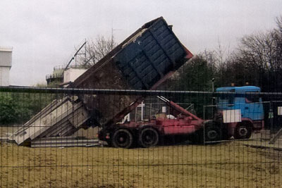 Asbestos was dumped at several sites around east England in early 2009 (photogaph: Environment Agency)