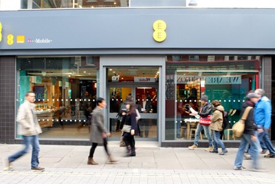 Everything Everywhere has around 600 UK stores and 27 million users