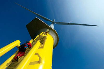 DECC has set out how renewable energy, nuclear power and carbon capture and storage will quality for support (photograph: London Array)