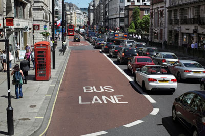 London street (photgraph: Martin Bond/Alamy)