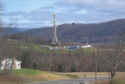 Many studies have been carrie dout on the wells in the US Marcellus shale. Credit: RUHRFISCH (Talk)/ GFDL CC-BY-SA