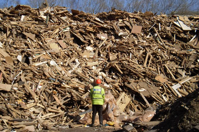 Rory Theaker pleaded guilty to operating wood waste facilities in Mansfield and Sheffield without an environmental permit (photograph by: Environment Agency)