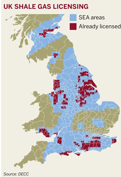 UK shale gas licensing