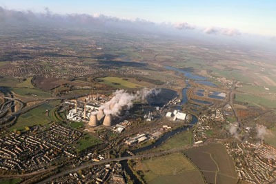 Large combustion plant in UK. Credit: Jon MCL