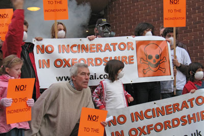 Grass-roots opposition remains strong towards new EfW plants. Credit: Neil Irwin