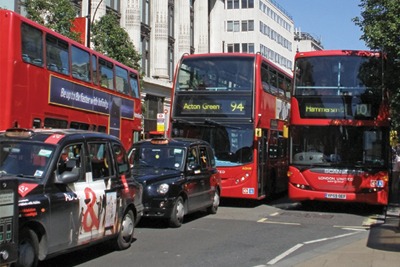 Traffic in London. Credit: AMANDABHSlater/CC BY-SA 2.0