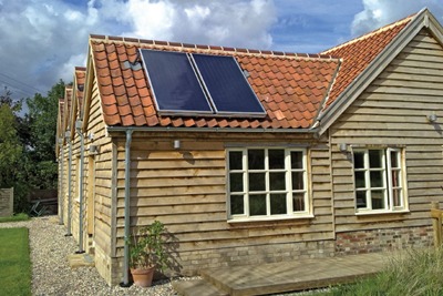 The domestic renewable heat incentive was launched in April (photograph: Norfolk Solar)