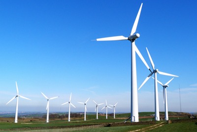 Two-gigawatts of electricity storage could buffer intermittent output from up to 1,000 new wind turbines (photograph: Stephen Jones, CC by SA 2.0)