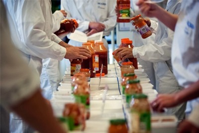Food production line at Mars (photograph: Mars)