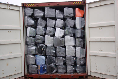 Joseph Benson was sentenced for illegally exporting electronic waste to Africa (photograph: Environment Agency)