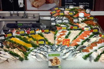 Asda has named each fishery that supplies its seefood (photograph: Asda)