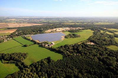 British Solar Renewables has built several solar farms on disused landfillsites (credit: British Solar Renewables)