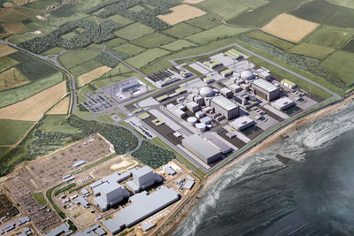 Hinkley C is set to be the first new nuclear plant in a generation (photograph: EDF Energy)