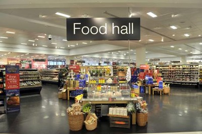 Installing doors on fridges would reduce a supermarket's energy use by a third according to the EIA (photograph: Marks & Spencer)