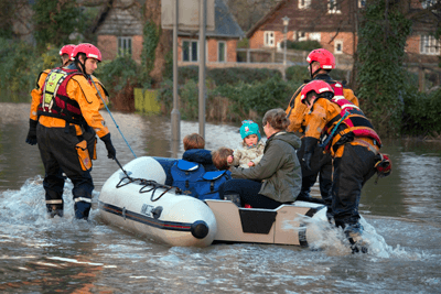 The NAO says that funding for flood defences is insufficient (photograph: Steve Allen/123RF)