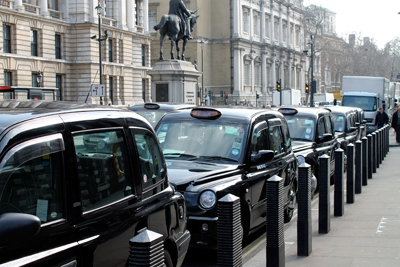 Diesel vehicles such as taxis and buses contribute significantly to London's NO2 emissions (photograph: Colin Rich/123RF)