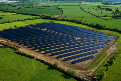 Green bonds were issued to support Big60Million's Willersey Solar Farm in the Cotswolds (photograph: Big60Million and Belectric UK)