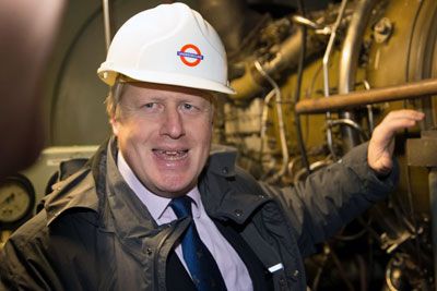 Mayor of London, Boris Jonson. a launch of the new plan for Greenwich power station (photo: Mayor of London)