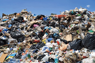 Waste pile (photograph: Evangelos Kanaridis/123RF)