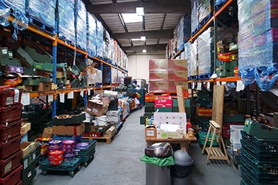 FareShare redistributes edible 'waste' to help relieve food poverty (photograph: Simon Roach)