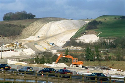 Twyford Down and 'environmental scar' (photograph: Robert Harding Picture Library Ltd/Alamy)