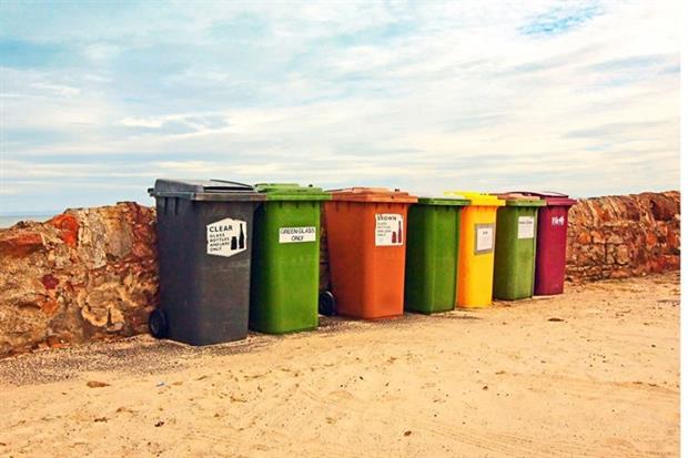 Scotland has too many coloured bins, says Scottish environment secretary Richard Lochhead (photograph: julietphotography/123RF)