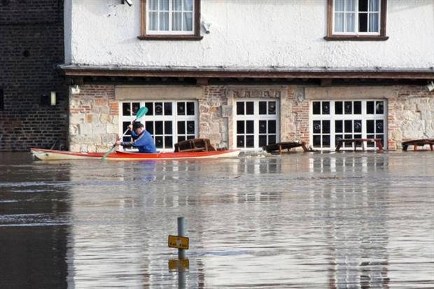 Yorkshire floods (photograph: RonfromYork/123RF)