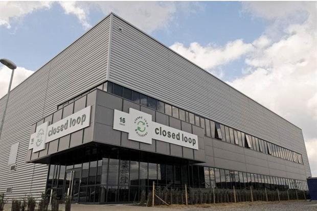 Closed Loop Recycling was the first plastics recycling plant in Europe to recycle high density polyethylene (HDPE) from plastic milk bottles (photograph: Closed Loop Recycling)