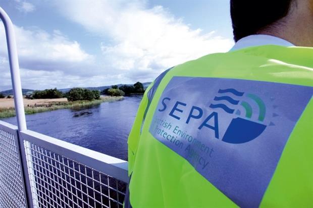 Scotland is grasping the 'economic opportunities' of environmental regulation (photograph: SEPA)