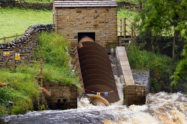 Community hydro scheme, Bainbridge, North Yorkshire Dales (Photograph: Mar Photographics/Alamy)