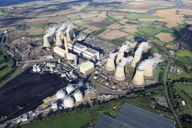 Engineers claim Drax will become 'largest and greenest' with new abatement systems (photograph: Drax)