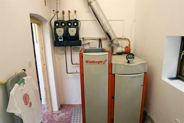 Biomass boilers have been popular with large households (photograph: Mark Boulton/Alamy)
