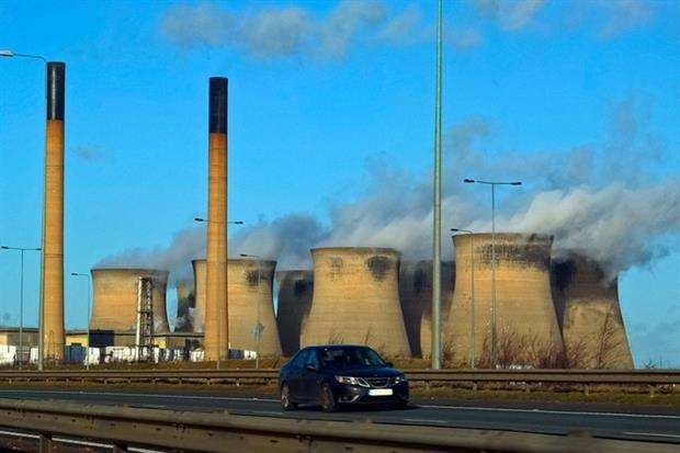 Eggborough power station in North Yorkshire is due to close in March 2016 (photograph: Rob Faulkner/CC BY 2.0)
