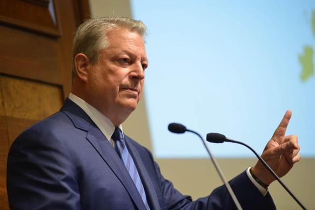 Former US vice-president Al Gore said policy reversal threatened UK climate leadership ahead of Paris, and asked: 'Will the United Kingdom do the right thing?' (Photograph: courtesy of Green Alliance)