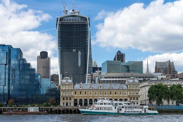 Land Securities' ‘Walkie Talkie’ building was awarded a BREEAM Excellent rating in 2011 (photograph: Philip Bird/123RF)