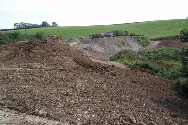 Dunchaul deposited 66 times more waste than permitted onto two farms. Photograph: Environment Agency