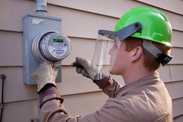 At least seven million smart meters will be installed with the funding. Photograph: Portland General Electric/CC BY-ND 2.0