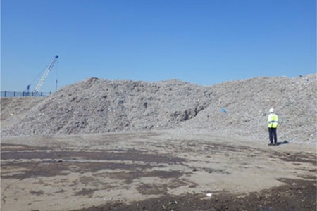Metropolitan Waste Management's site in Erith, south London
