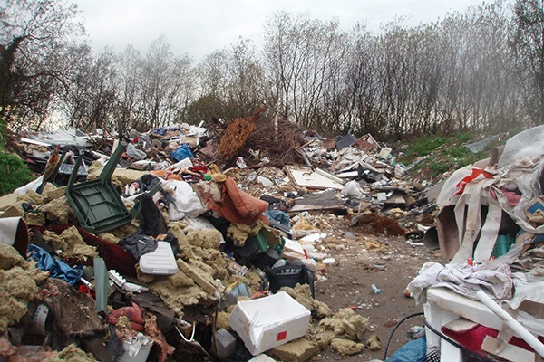 Tapecrown allowed the storage, treatment and burning of waste without the necessary permits. Photograph: Environment Agency