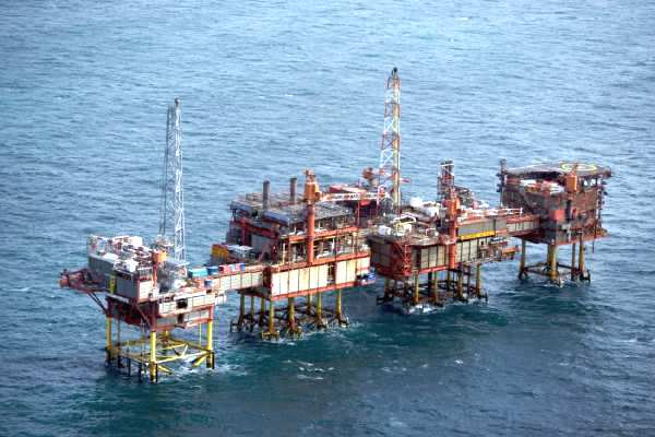 The LOGGS platform experienced uncontrolled gas releases in 2012. Credit: ConocoPhillips