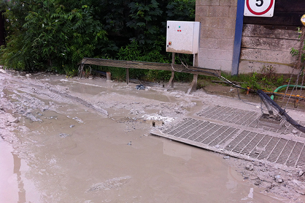 Hanson Concrete broke its permit conditions relating to dust emissions, spills, waste storage and site maintenance. Photograph: Ealing Council