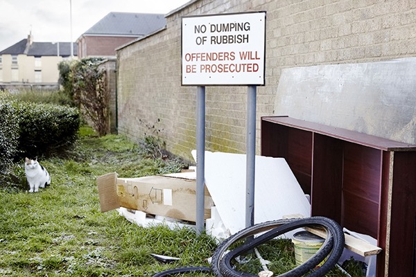 Commercial fly tipping increased by 18% last year. Photograph: Paul Michael Hughes/123RF