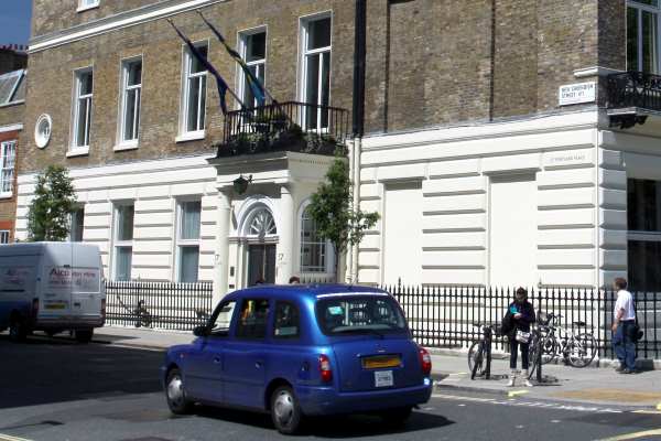Photocatalytic used on the residence of the Swedish Ambassador to the UK
