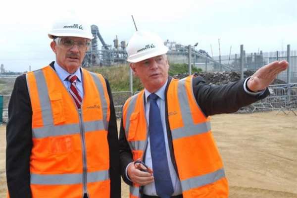 Francis Maude (right) at the April 2014 launch of Air Products' second Teeside project, was the driving force behind Energy for Growth. Photograph: Air Products