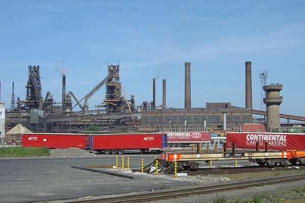The Environment Agency permitted a derogation at Scunthorpe steelworks earlier this year. Photograph: Alan Murray-Rust CC BY-SA 2.0