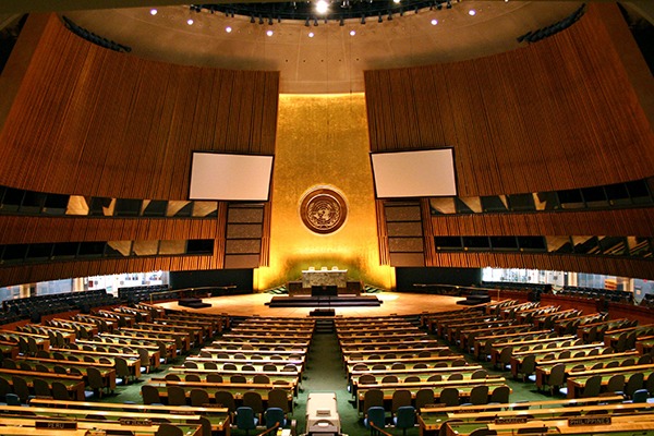 More than 160 countries have gathered at the UN General Assembly to sign the historc Paris Agreement. Photograph: Patrick Gruban/Flickr