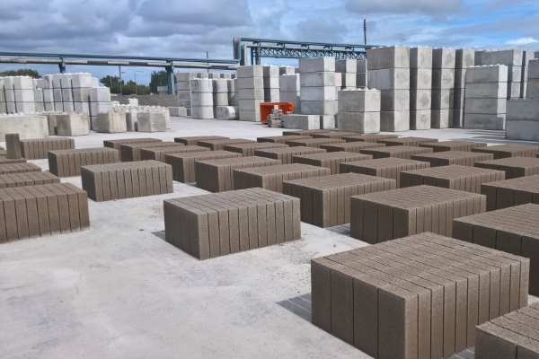 Castle Environmental's blocks are made from air pollution control residues. Image: Castle Environmental