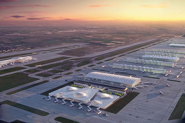 Zaha Hadid's vision of an expanded Heathrow Airport