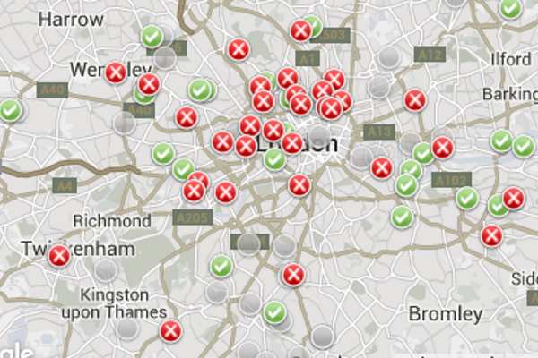 Much of London failed to meet legal air quality standards last year. Image: King's College London